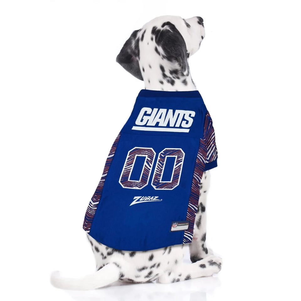 New York Giants Zubaz Dog Jersey - NFL Licensed Pet Jersey, view 9