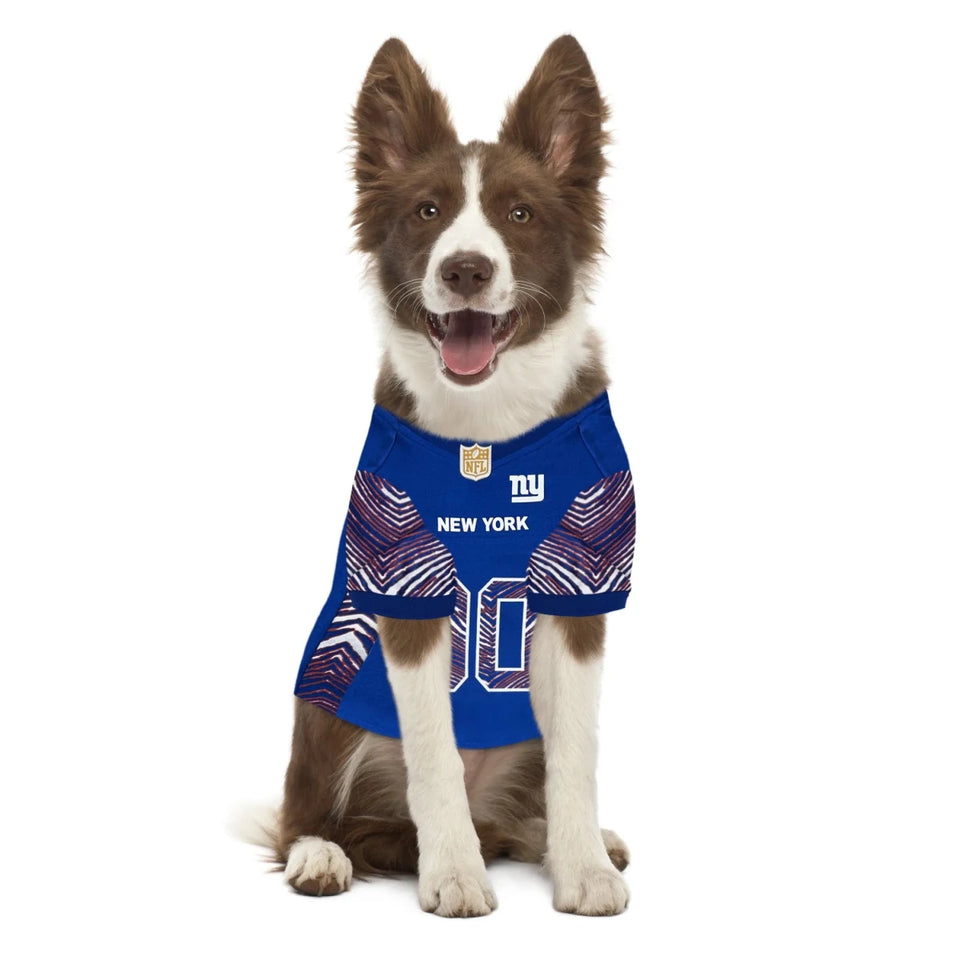 New York Giants Zubaz Dog Jersey - NFL Licensed Pet Jersey, view 11