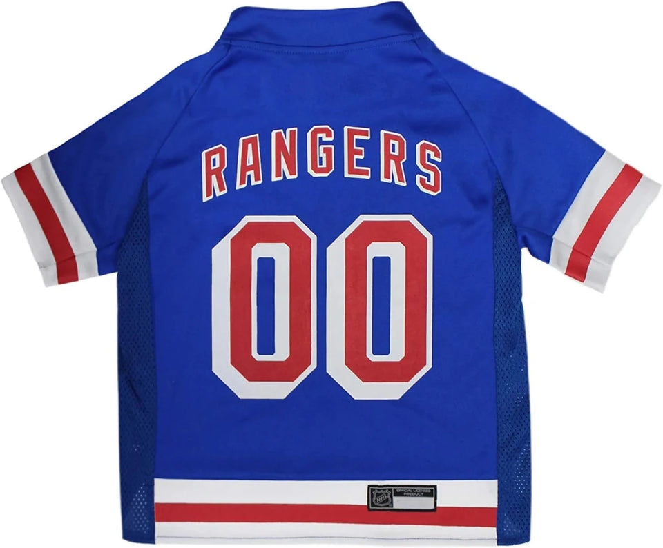 New York Rangers Dog Jersey - NHL Officially Licensed Pet Apparel, SM/1, view 3