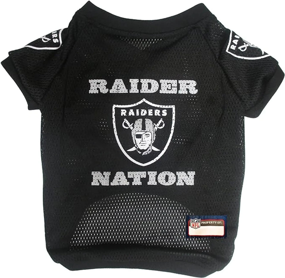 Las Vegas Raiders Raglan Jersey for Dogs - NFL Licensed Pet Apparel, view 11