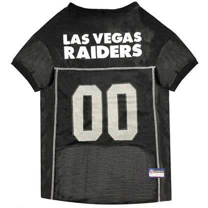 Las Vegas Raiders Pet Striped Jersey - Pets Perfect