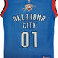 OKC Thunder Basketball Mesh Jersey - Pets Perfect