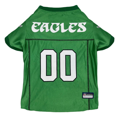 Philadelphia Eagles Kelly Green Dog Jersey - Pets First, LG/1