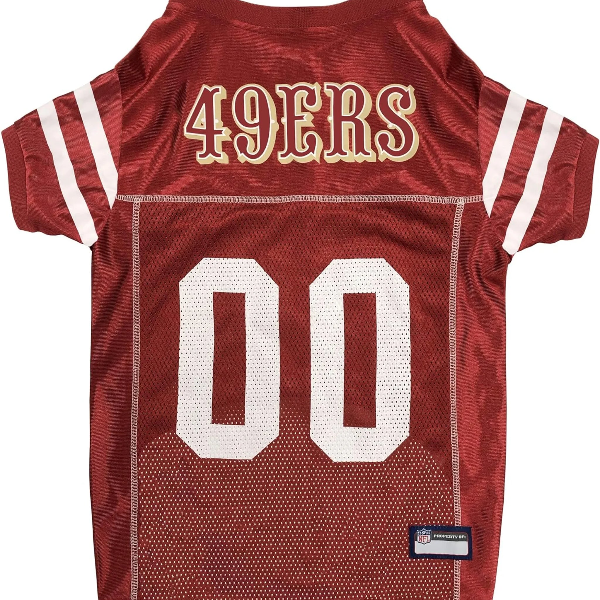San Francisco 49ers Pet Striped Jersey