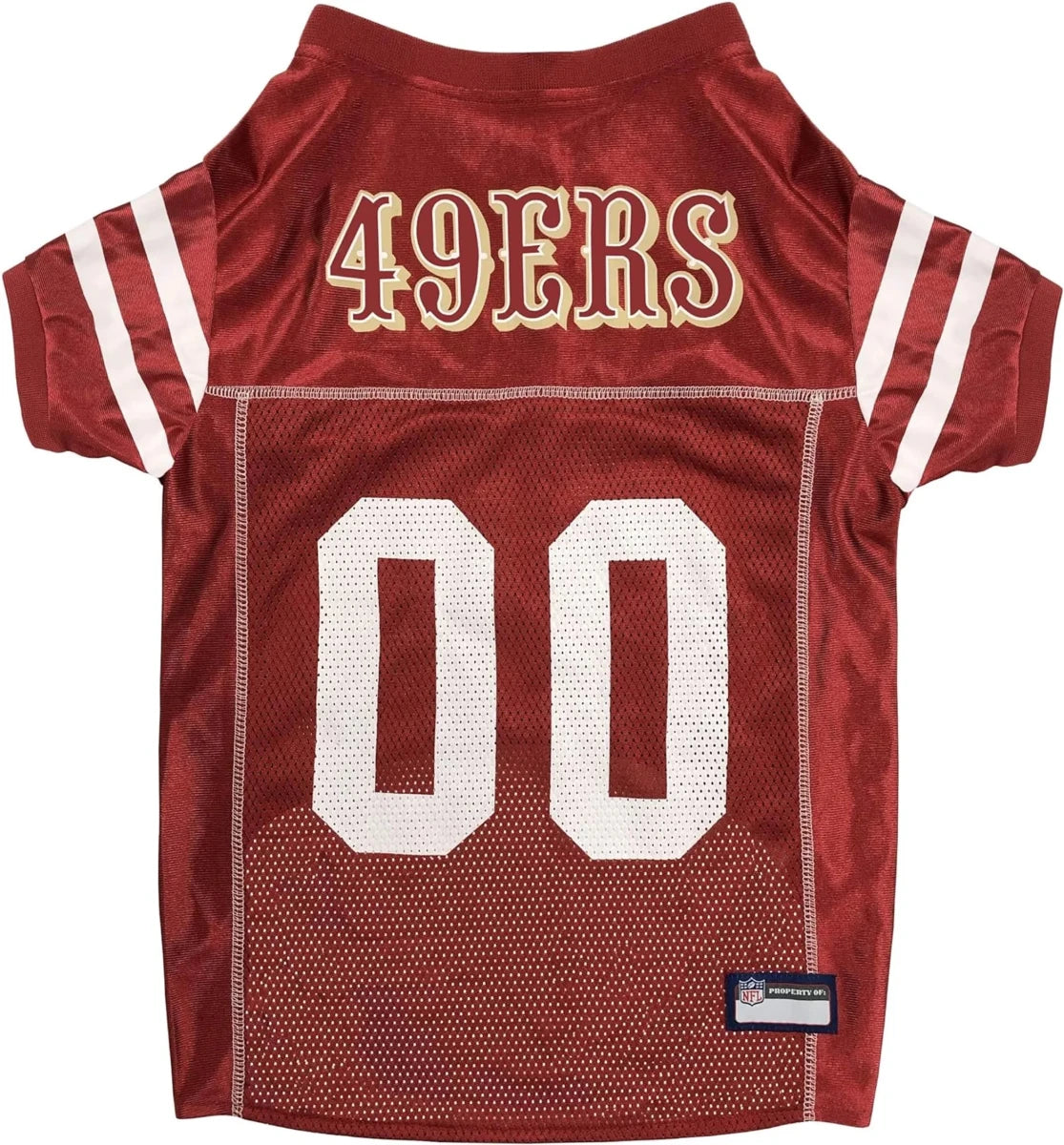 San Francisco 49ers Pet Striped Jersey - Pets Perfect
