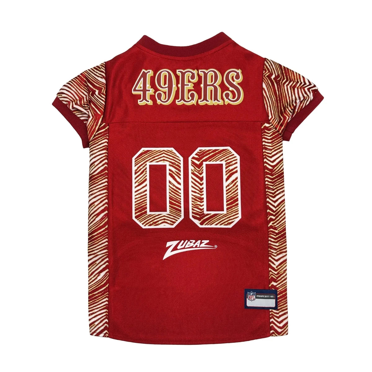 San Francisco 49ers Zubaz Pet Jersey - Pets Perfect