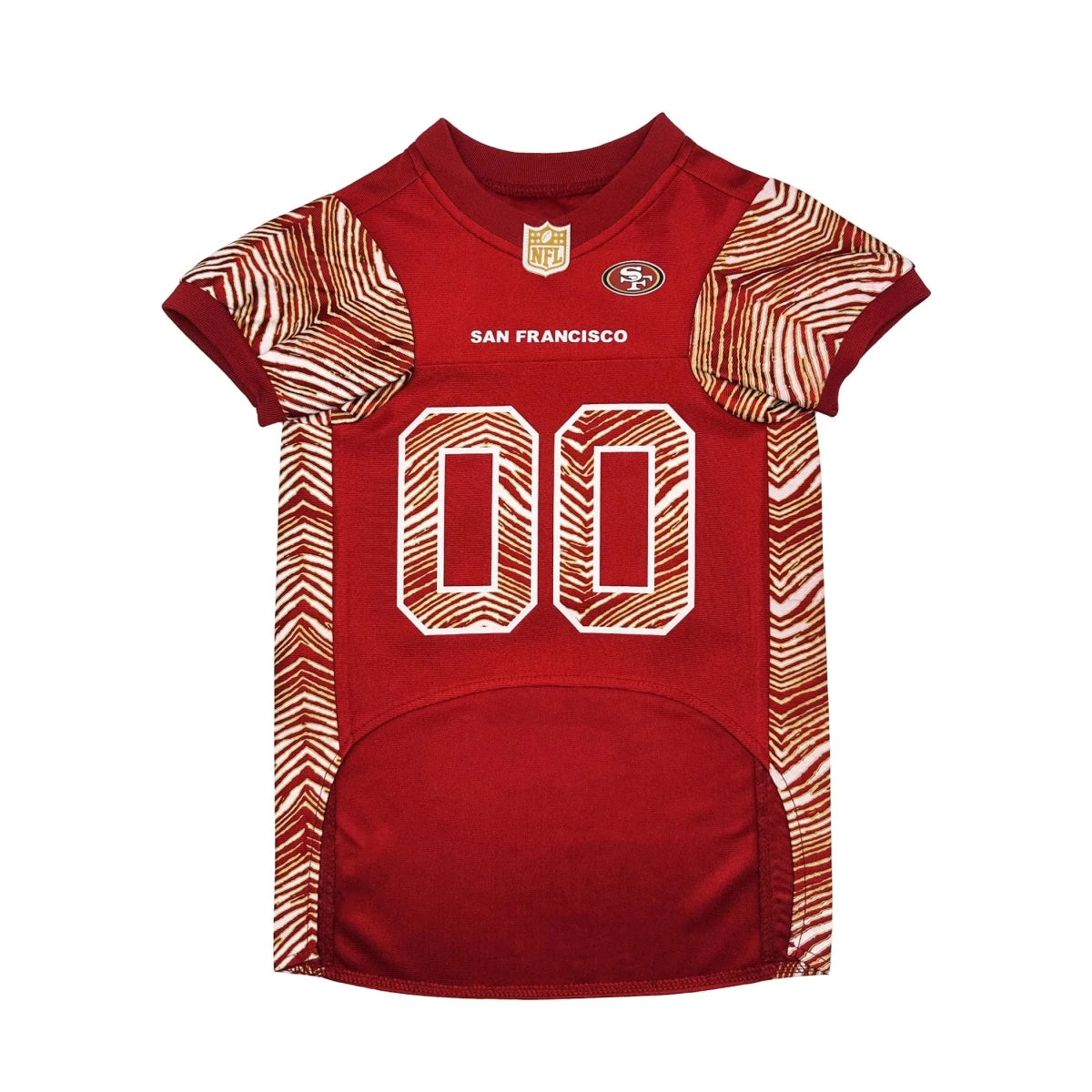 San Francisco 49ers Zubaz Pet Jersey - Pets Perfect
