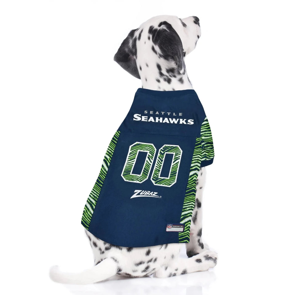 Seattle Seahawks Zubaz Dog Jersey - NFL Officially Licensed, XS/1, view 5