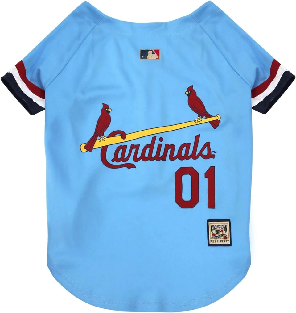 Pets First St. Louis Cardinals Vintage Throwback Dog Jersey, view 11