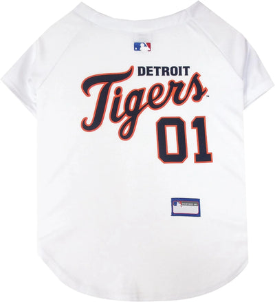 Detroit Tigers Dog Jersey - Pets First MLB Licensed Pet Jersey, LG/1