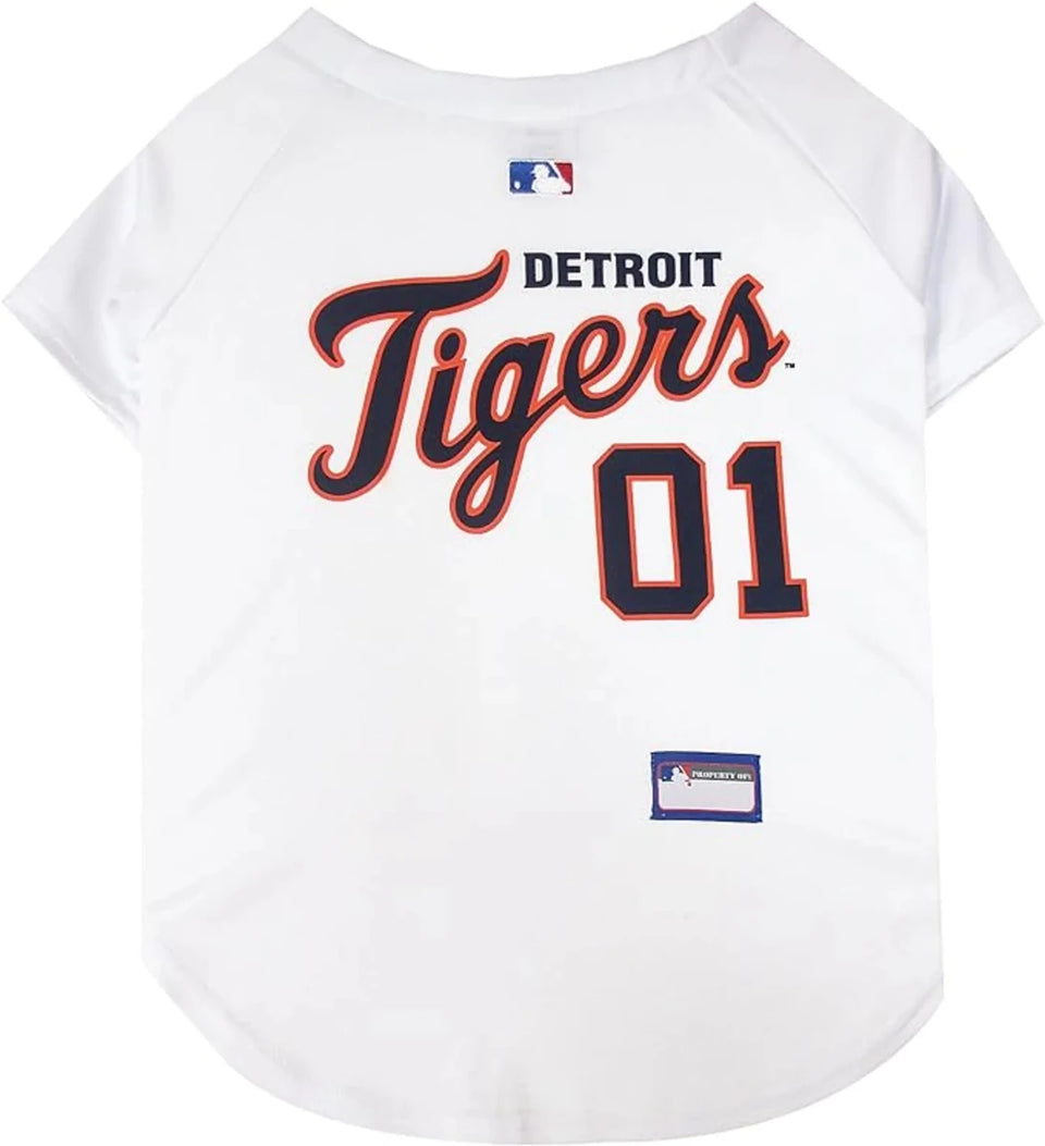 Detroit Tigers Dog Jersey - Pets First MLB Licensed Pet Jersey, XS/1, view 5
