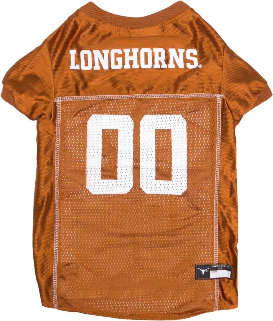 Pets First Texas Longhorns NCAA Mesh Dog Jersey, Dog Apparel, XL/1, view 5