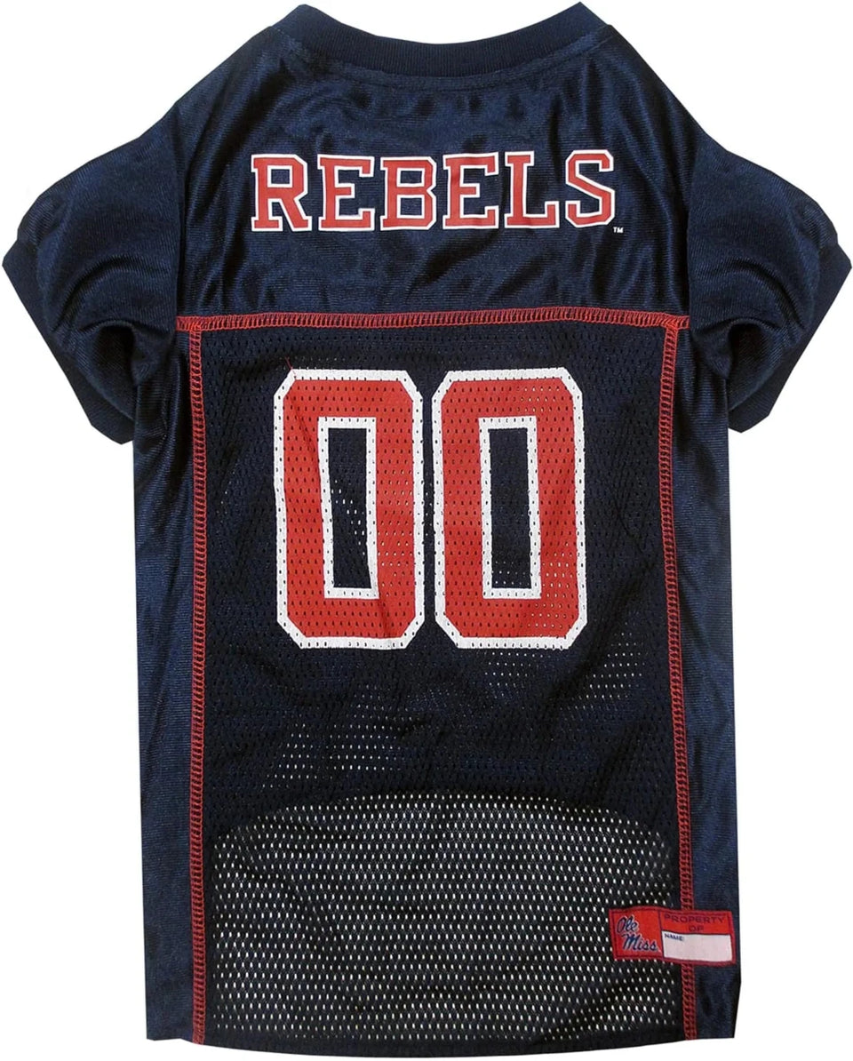 Ole Miss Rebels NCAA Mesh Dog Jersey, view 10