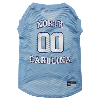 UNC Tar Heels NCAA Mesh Dog Jersey by Pets First, LG/1