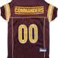 Washington Commanders Pet Striped Jersey - Pets Perfect