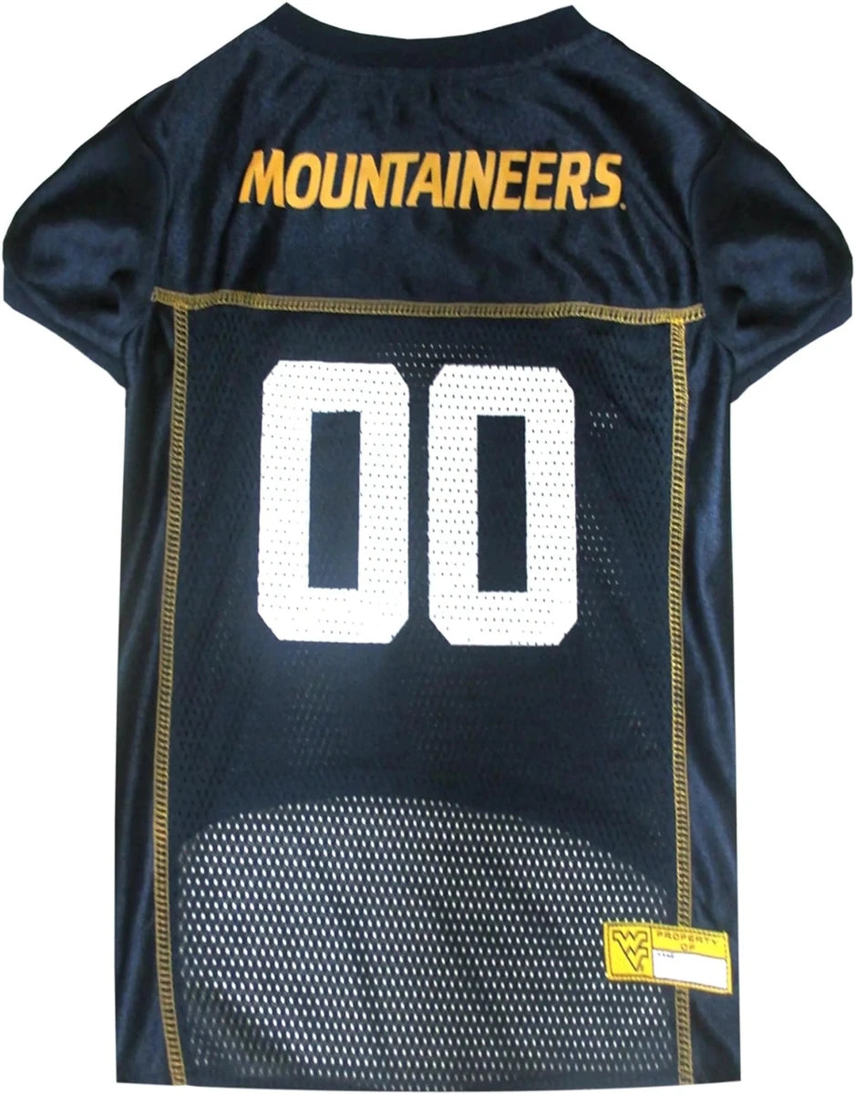 West Virginia Mountaineers NCAA Mesh Dog Jersey, view 8
