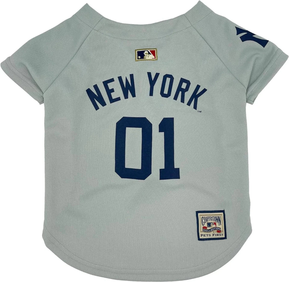 New York Yankees Throwback Dog Jersey - MLB Licensed Pet Apparel, view 10