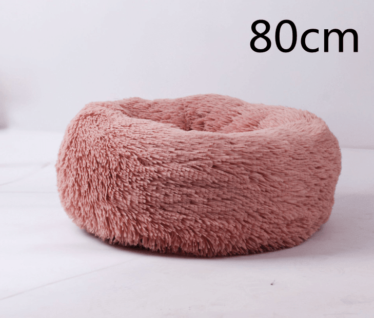 Cozy Haven: Luxurious Round Pet Bed For Winter Comfort - Pets Perfect