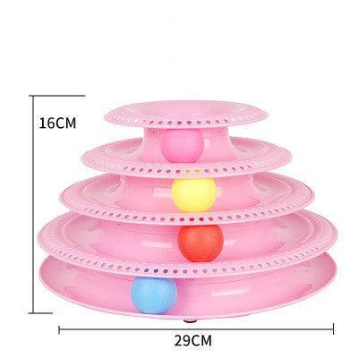 Interactive Cat Ball Tower Tracks Toy - Fun And Engaging Playtime For Your Feline Friend - Pets Perfect