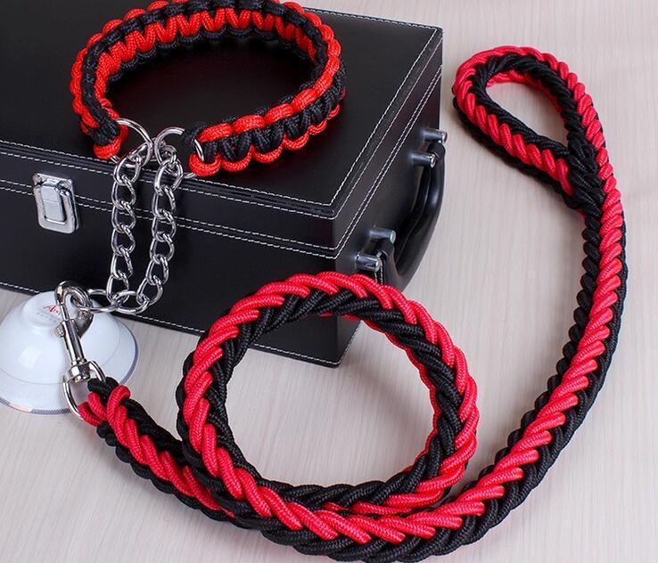 Stylish Adjustable Dog Leash And Collar Set - Pets Perfect