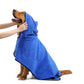Ultra - Dry Absorbent Dog Bathrobe - Super Soft Fine Fiber Towel - Pets Perfect