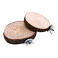 Wooden Springboard for Small Animals - Natural Exercise Toy for Hamsters, Gerbils & Parrots - Pets Perfect