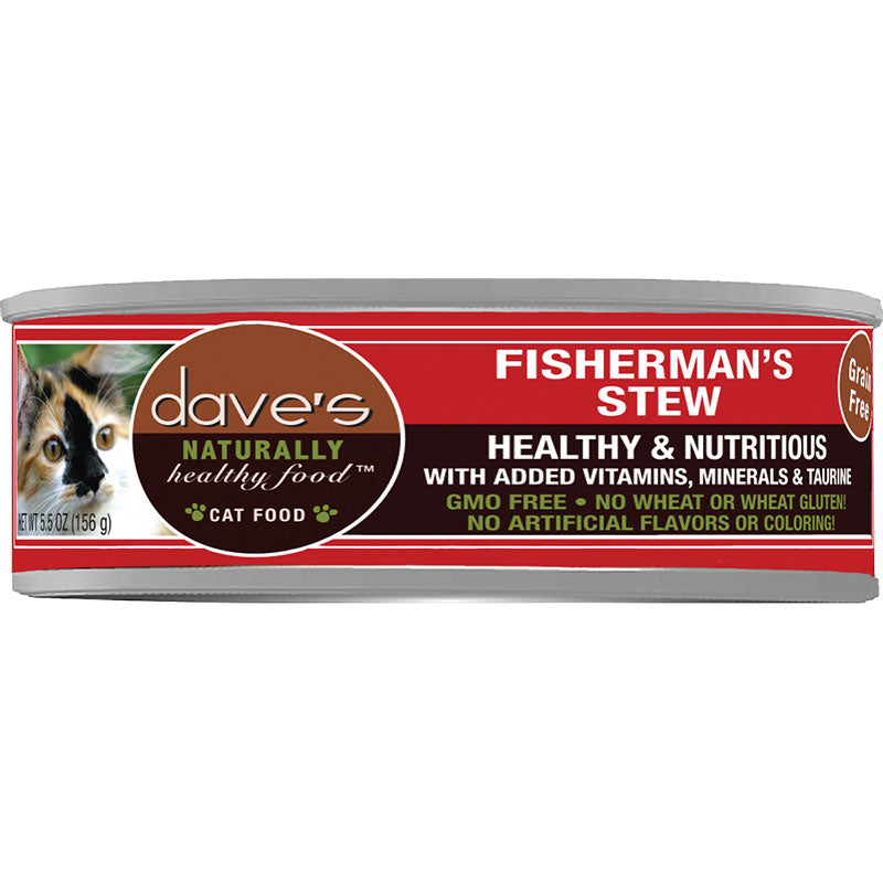 Daves Naturally Healthy Shredded Fishermans Stew 5.5 oz. 24 ct