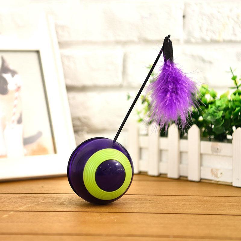 Interactive Feathered Pet Tumbler: Engage And Entertain Your Furry Friend! - Pets Perfect