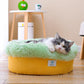 Luxury Plush Winter Nest: Cozy And Stylish Pet Bed For Deep Sleep - Pets Perfect