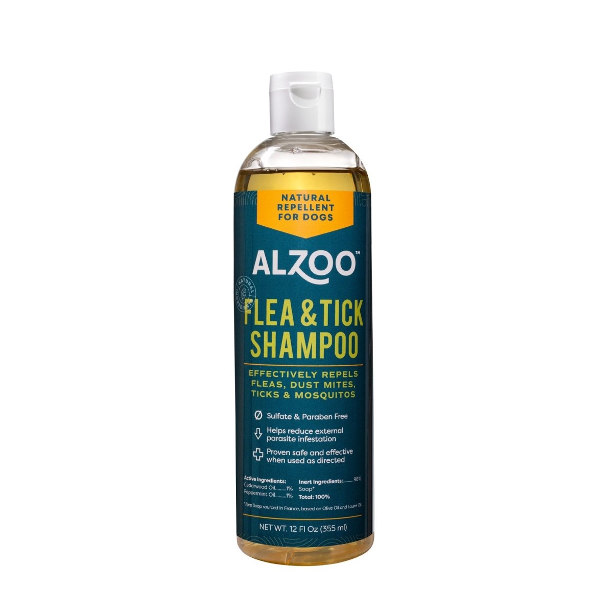 Alzoo Plant Based Flea & Tick Shampoo 12oz. - Pets Perfect
