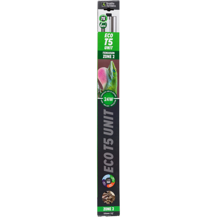 Reptile Systems Pro Eco T5 Gen 2 UVB Fixture Zone 2 24W 24 in