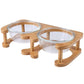 Elegant Glass Cat Food Bowl Set - Stylish And Functional Pet Dining Solution - Pets Perfect