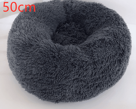 Cozy Haven: Luxurious Round Pet Bed For Winter Comfort - Pets Perfect