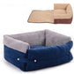 Convertible Dog Bed with Blanket - Removable Washable - Pets Perfect