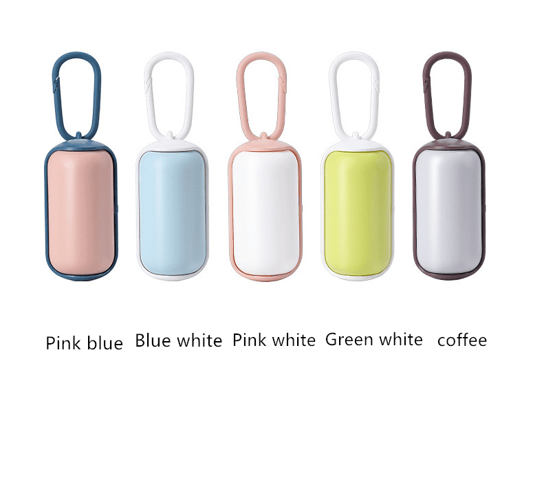 Portable Pet Waste Bag Dispenser - Compact Leash - Attachable Dog Poop Bag Holder - Pets Perfect