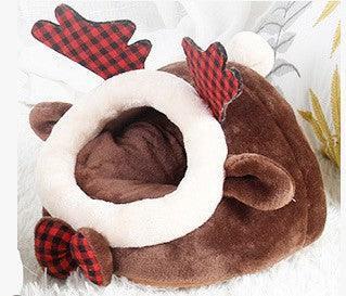 Flannel Pet Nest for Small Animals - Insulated Warm Bed - Pets Perfect