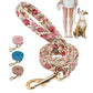Nylon Floral Dog Walking Rope - Stylish And Sturdy Leash For Your Pup - Pets Perfect