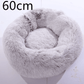 Cozy Haven: Luxurious Round Pet Bed For Winter Comfort - Pets Perfect