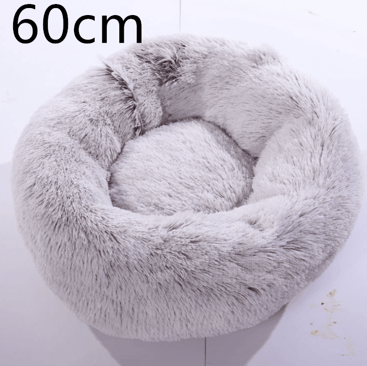 Cozy Haven: Luxurious Round Pet Bed For Winter Comfort - Pets Perfect