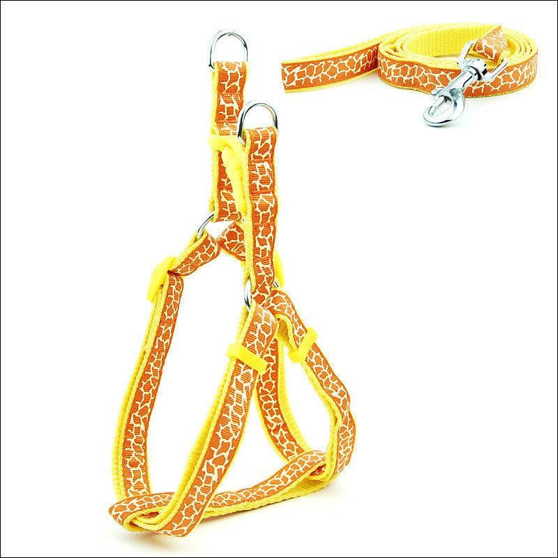 Pet Adventure Chest Strap Leash - Premium Quality Dog And Cat Walking Harness - Pets Perfect
