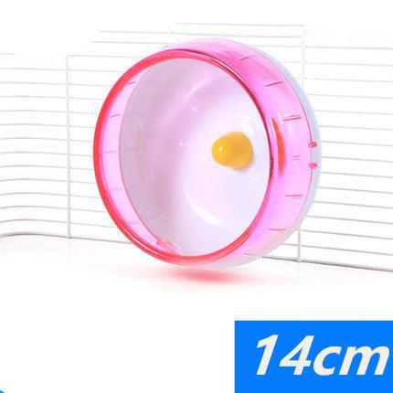Silent Hamster Exercise Wheel - Safe Rounded Design for Hamsters & Small Pets - Pets Perfect