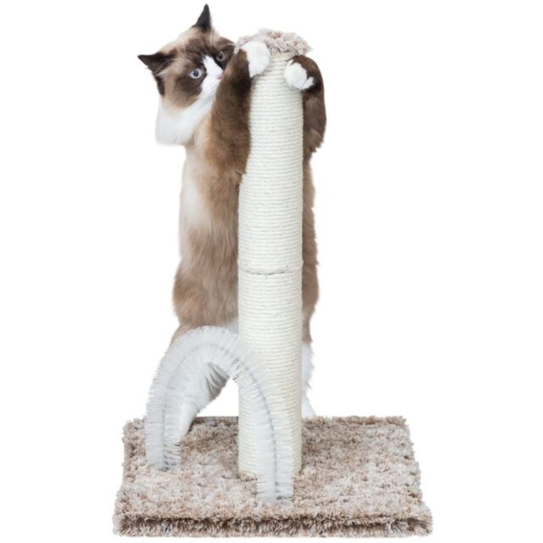 Trixie Cat Lola Scratching Post Brown - Pets Perfect
