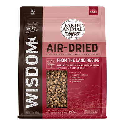 Earth Animal Dog Wisdom Air-Dried From the Land 2 lb