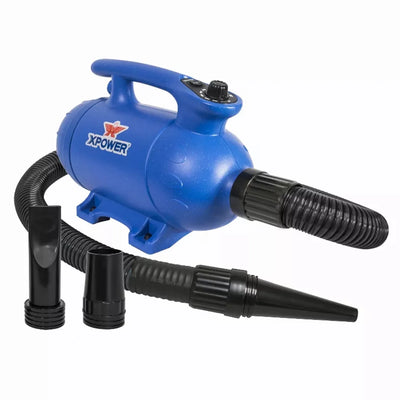 XPOWER B-24 Thermal Ace 3 HP Variable Speed Professional Pet Grooming Dog Force Hair Dryer with Heat - Pets Perfect