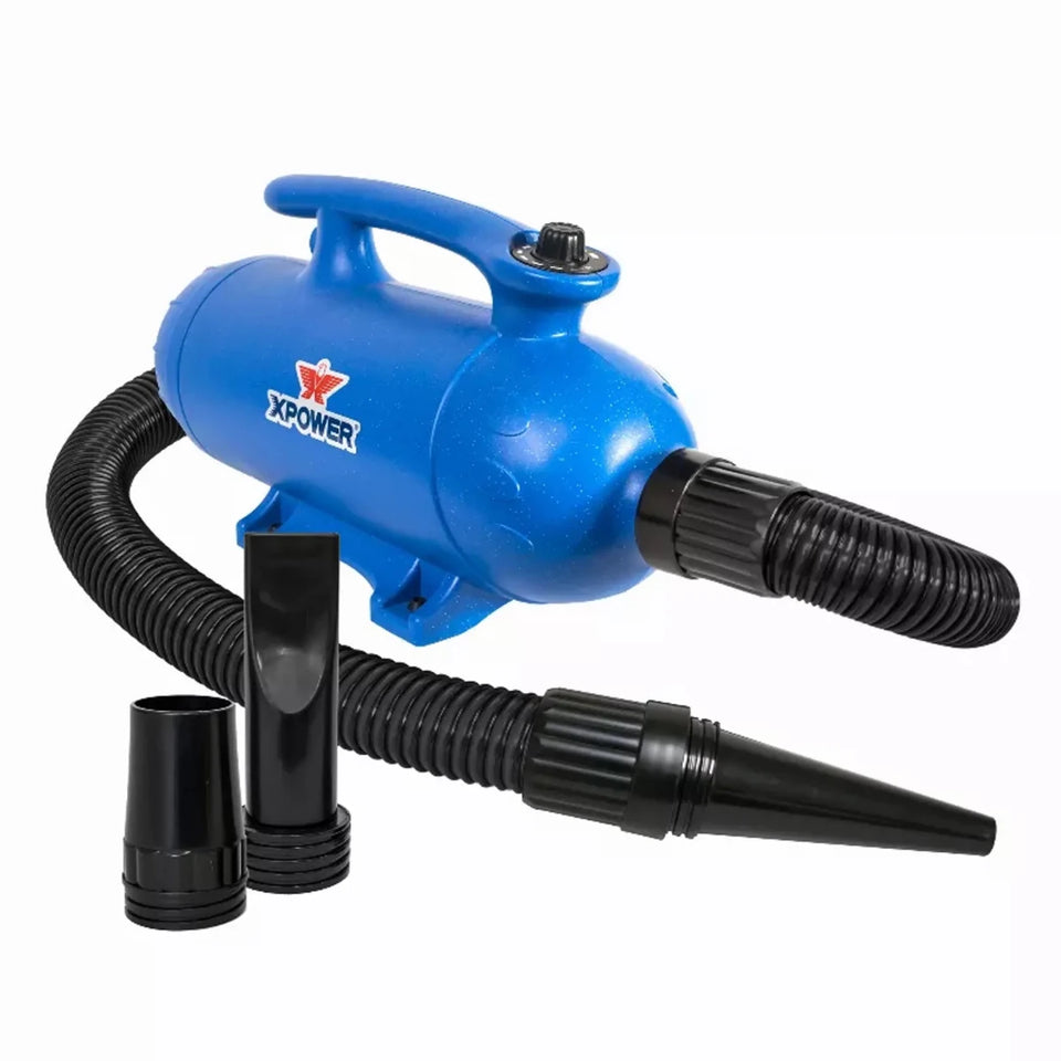 XPOWER B-27 Super Tub Pro Double Motor 6 HP Professional Pet Grooming Dog Force Hair Dryer - Pets Perfect