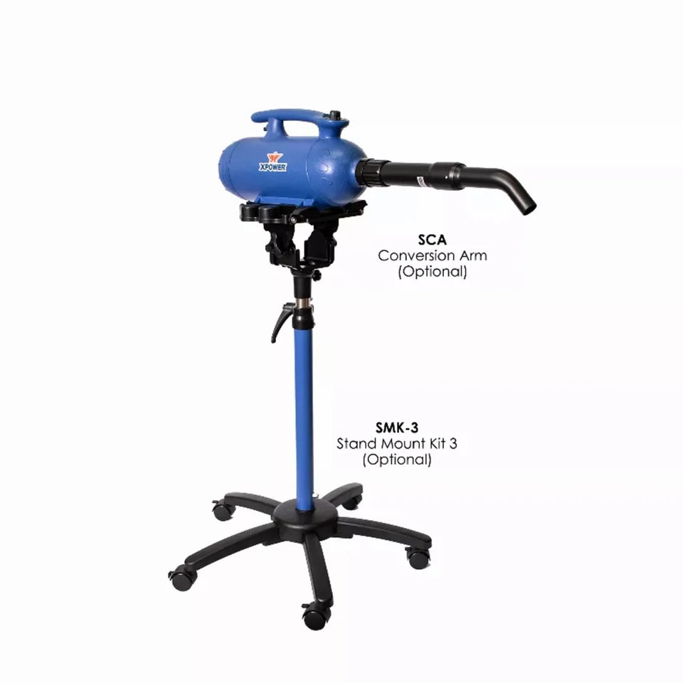 XPOWER B-27 Super Tub Pro Double Motor 6 HP Professional Pet Grooming Dog Force Hair Dryer - Pets Perfect