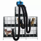 XPOWER X - 430TF - MDK Professional 3 Speed Pet Grooming Dog Cage Dryer with Multi Drying Hose Kit, Timer & Filters - Pets Perfect