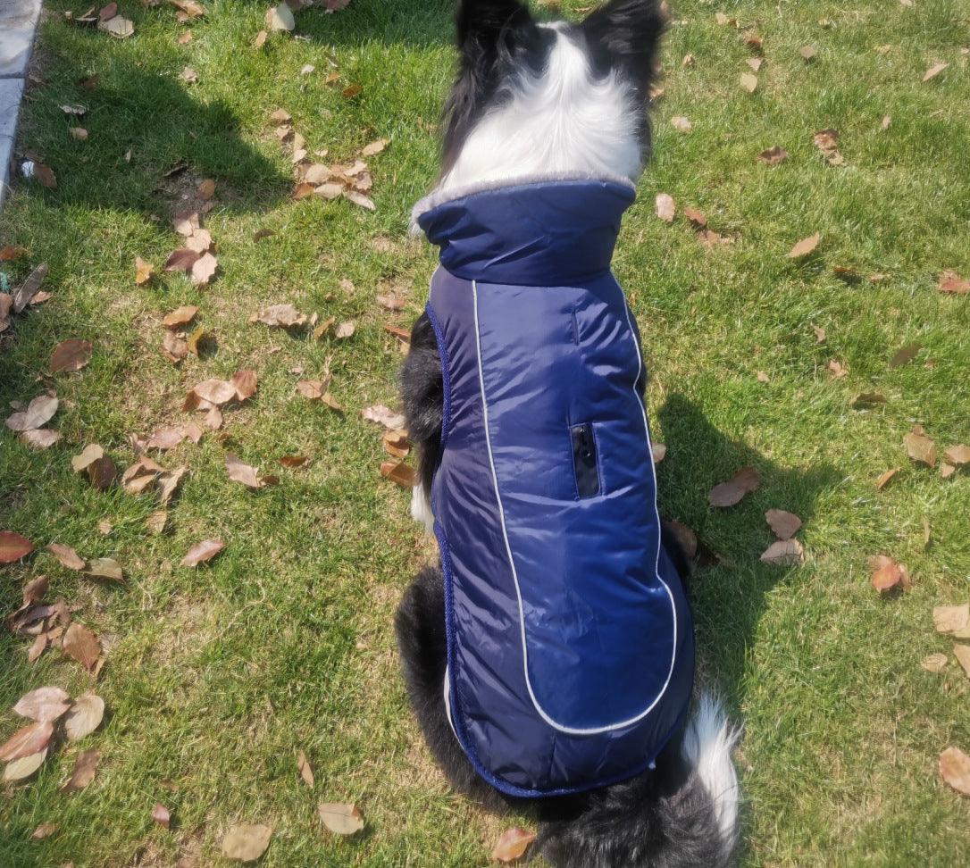 Ultimate Warmth Reflective Dog Coat - Winter Safety Jacket with Fur Collar - Pets Perfect