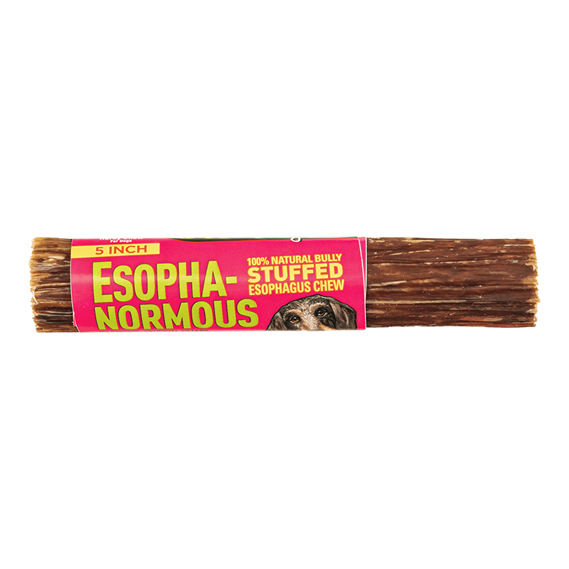 Etta Says Dog Grain-Free Esophagus Bully Dog Chew, 5 in 20 ct