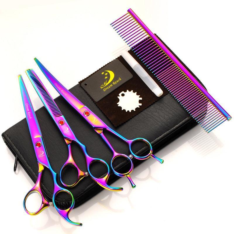 Precision Pro Pet Grooming Shears - Professional Dog Grooming Scissors - Pets Perfect
